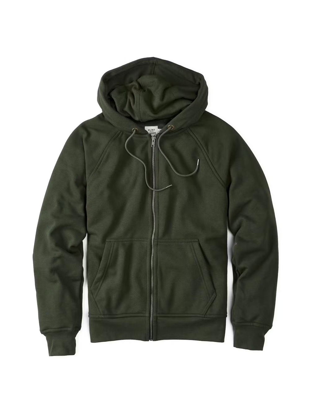 Classic 10 Year Full-Zip Hoodie Sweatshirt - Forrest Color Size XL